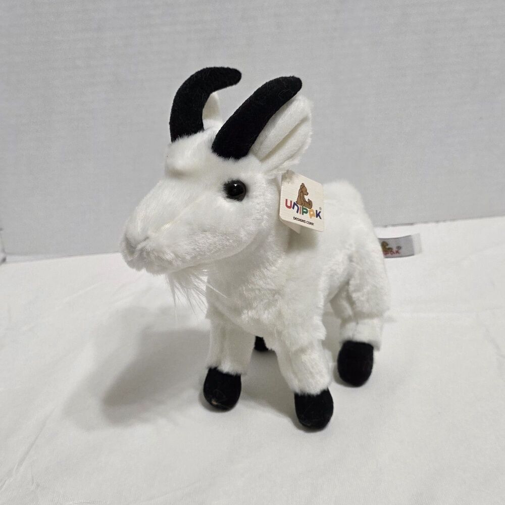 UNIPAK White & Black Mountain Goat 9"